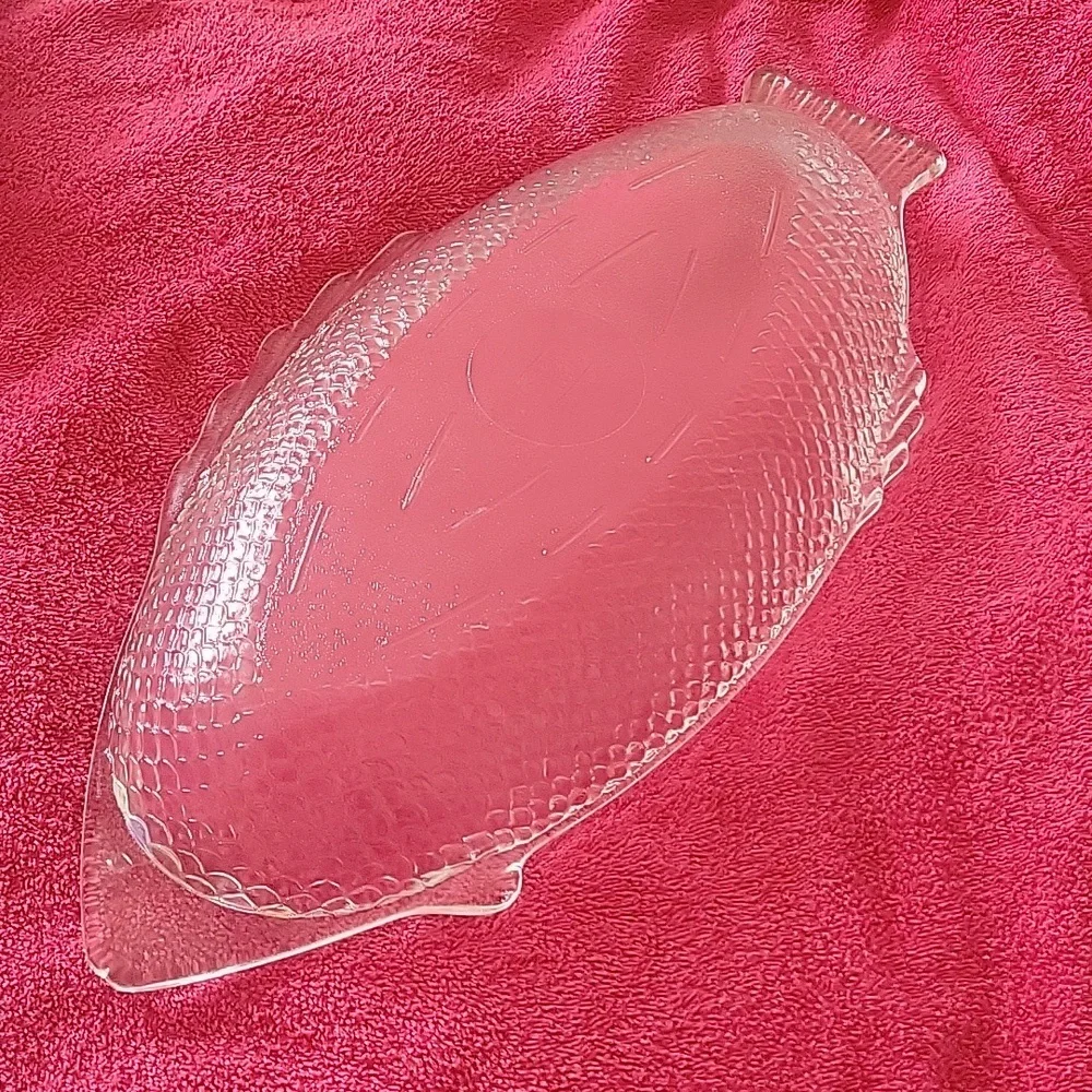 Glasbake Glass Fish-Shaped Serving Platter. Call Out But Amazing